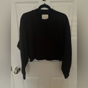 American Eagle Outfitters Black Crewneck Sweatshirt
